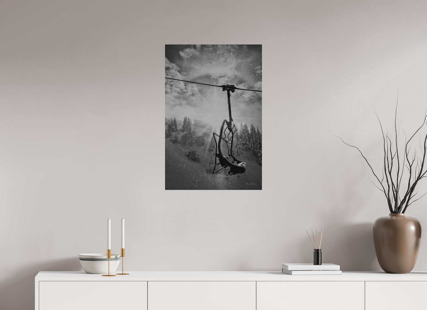 Sunshine Sparkles - Black & White