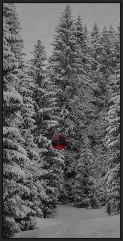 Red Egg, White Trees